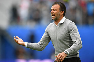 Anthony Hudson (manager of the New Zealand National Football Team) wearing his Rolex watch at the recent FIFA Confederations Cup