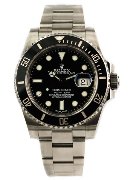 Rolex Oyster Perpetual Submariner on Steel Oyster Bracelet