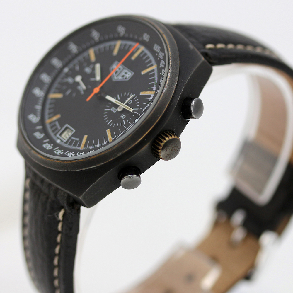 Heuer Big Shield Chronograph PVD 