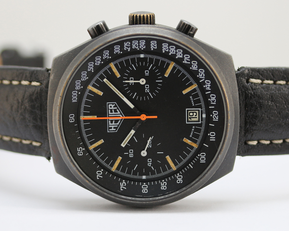Heuer Big Shield Chronograph PVD 