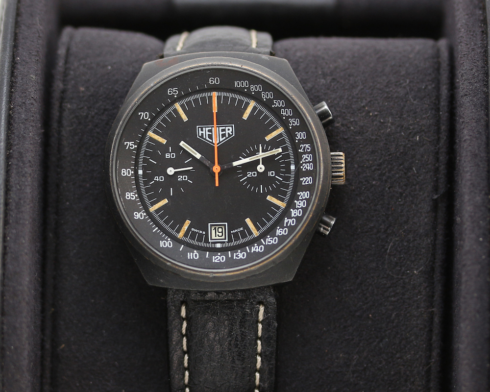 Heuer Big Shield Chronograph PVD 