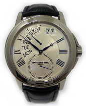 Tradition Steel Day (retrograde) and Date
