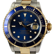 Oyster Perpetual Submariner on Steel and 18ct Gold Oyster Bracelet